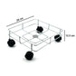 Modern stainless steel oil stand enhancing kitchen organization and tidiness.