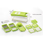 14-in-1 quick dicer by House of Sensation, illustrating ease of use for chopping vegetables.