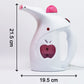 Convenient travel steamer for facial care and keeping garments fresh on the go.