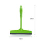 Action shot of the Ganesh Kitchen Wiper effectively drying a wet kitchen slab.