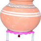 Close-up of the robust single ring matka stand, perfect for water pots.