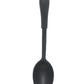 Black non-stick kitchen tools displayed against a clean background.