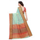 Generic Women's Kota Doria Cotton Woven Butta Saree With Blouse (Pista, 5-6 Mtrs)