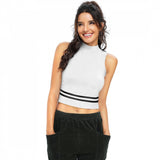 Generic Women's Polyester, Knitting Western Wear Tops (White)