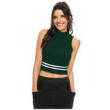 Generic Women's Polyester, Knitting Western Wear Tops (Green)