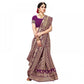 Generic Women's Jacquard Silk Kanjivaram Jacquard Silk Saree With Blouse (Jamli, 5-6 Mtrs)