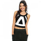 Generic Women's 95% Polyester 5% Spandex Western Wear Tops (White)