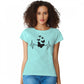 Generic Women's Cotton Western Wear T Shirt (C Green)