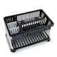 Space-saving dish rack design, perfect for small Indian kitchens.