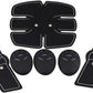 Close-up of the ultra-thin wireless abs stimulator belt for discreet wear.