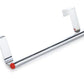 Rust-proof stainless steel towel hanger providing convenient storage for towels.