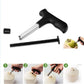 Coconut opener tool featuring a comfortable, non-slip handle.