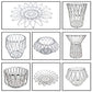 Modern chrome-finish foldable fruit basket adding a contemporary touch to home decor.