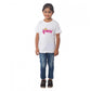 Generic Girls Cotton Princess Half Sleeve TShirt (White)