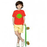 Generic Boys Cotton Adorable Baby Half Sleeve TShirt (Red)