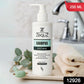 Close-up image of Zequz hair shampoo packaging for all hair types