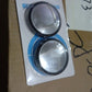 Close-up showing the simple adhesive installation of the Car Blind Spot Mirror.