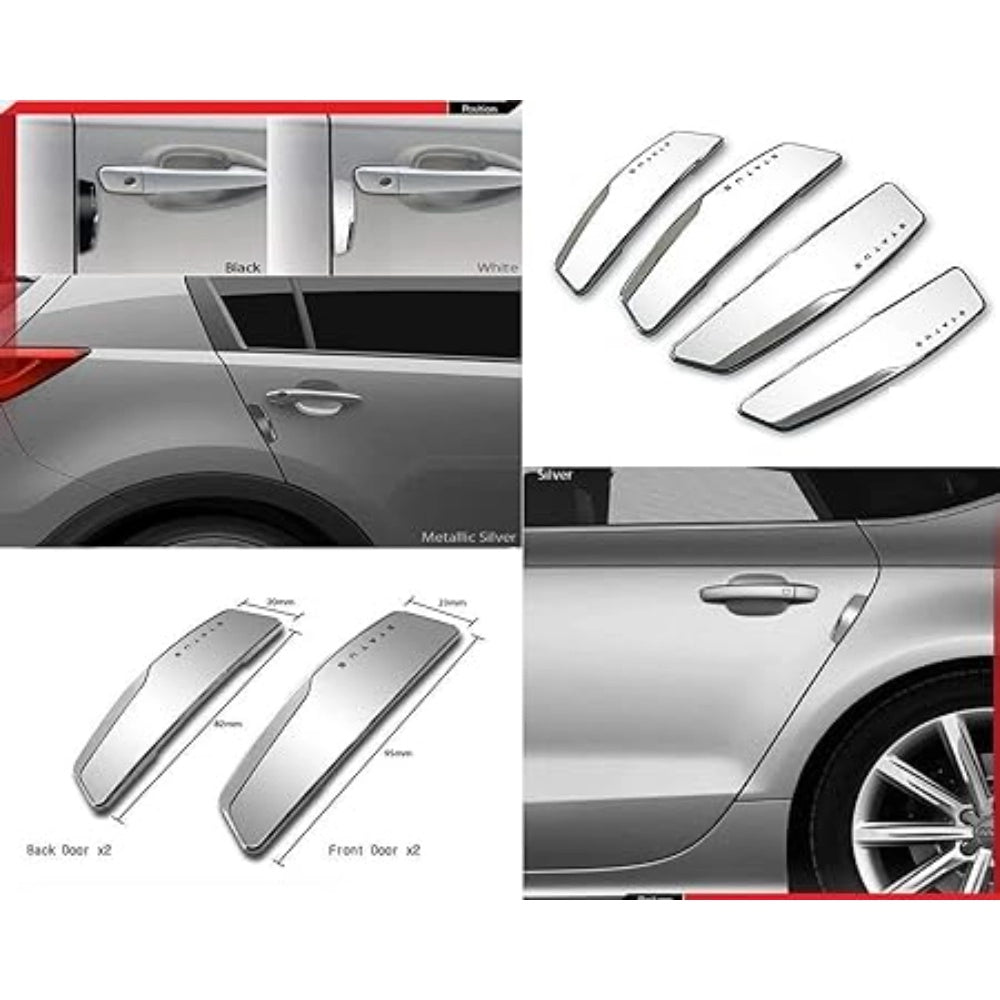 Generic Pack Of 4 Winner Plastic Car Door Guard Universal For Car (Black)