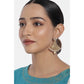 Generic Women's Rose Gold Plated Alloy Earrings (Gold)