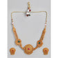 Generic Women's Rose Gold Plated Alloy Necklace &amp; Earings Set (Multicolor)