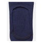 Generic 5 Pairs Unisex Casual Cotton Blended Solid No-show Socks (Navy)