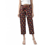 Generic Women's Casual Printed Cotton Trouser Pant (MultiColor)