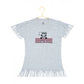 Generic Girl's Casual Short Sleeve Printed Cotton T Shirt (Grey)
