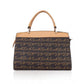 Generic Women's Faux Leather Printed Handbag (Camel)