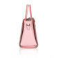 Generic Women's Faux Leather Metal Beads Handbag (Pink)
