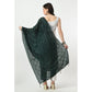 Generic Women's Chanderi Self Design Dupatta (Green, Length: Free Size)