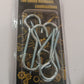 Pack of stainless steel eye hooks screw set for sturdy mounting