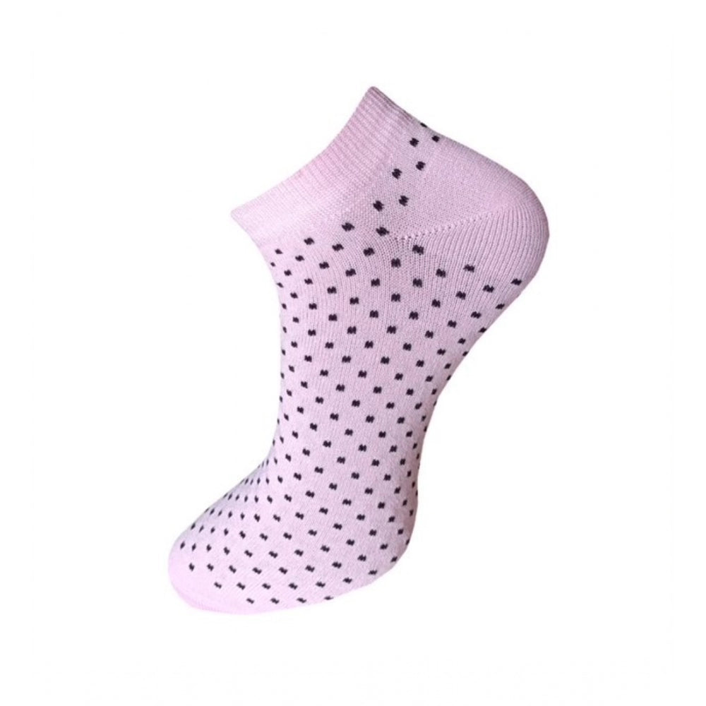 Generic 3_Pair Set Unisex Casual Cotton Printed Ankle Length Socks (Multicolor)
