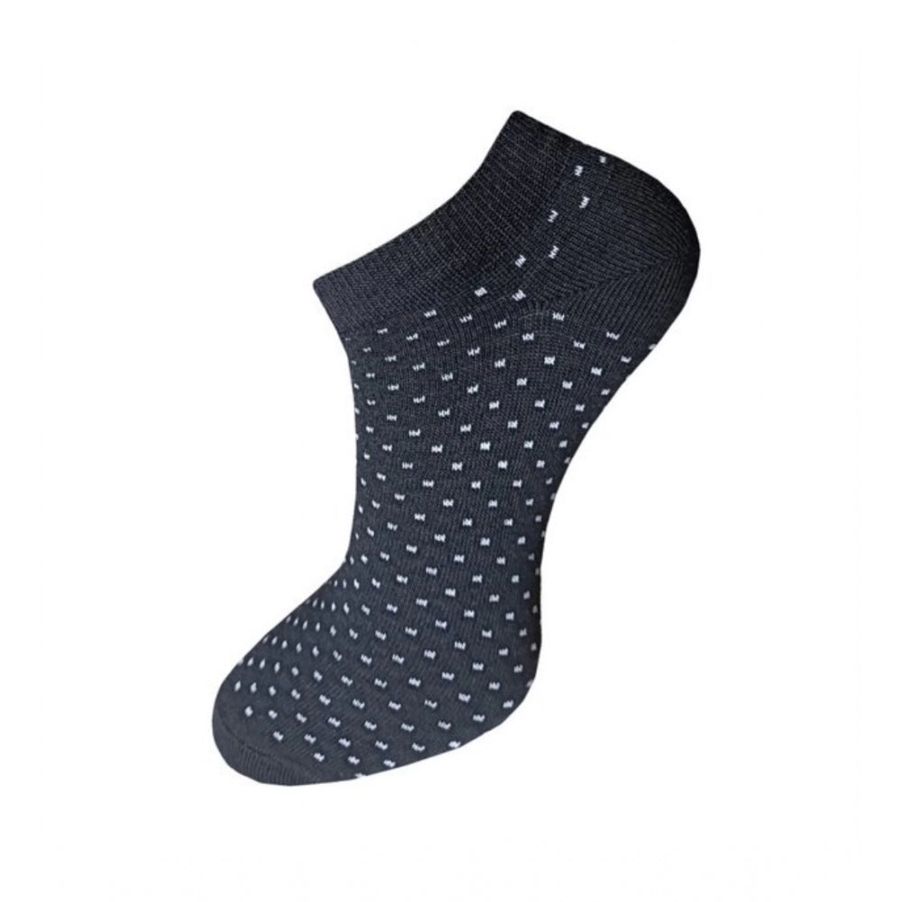 Generic 3_Pair Set Unisex Casual Cotton Printed Ankle Length Socks (Multicolor)