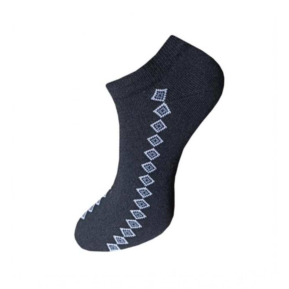 Generic 3_Pair Set Unisex Casual Cotton Printed Ankle Length Socks (Multicolor)