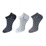 Generic 3_Pair Set Unisex Casual Cotton Printed Ankle Length Socks (Multicolor)