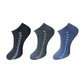 Generic 3_Pair Set Unisex Casual Cotton Printed Ankle Length Socks (Multicolor)