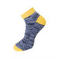 Generic 3_Pair Set Unisex Casual Cotton Ribbed Ankle Length Socks (Multicolor)