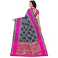 Generic Women's Jacquard Woven Saree With Unstitched Blouse 5.5Mtr (Blue)
