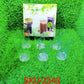 Serve Stellar's unbreakable plastic glass set, perfect for home or outdoor use.