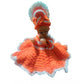 Generic Laddu Gopal Tharad Dress Size: 0 To 6 (Orange-White)