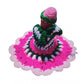 Generic Laddu Gopal Tharad Dress Size: 0 To 6 (Pink-Green)