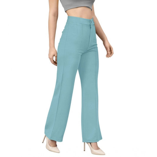 Generic Women's Polyester Cow Pattern Pant (Pista)