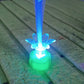 Portable LED candlelight, ready for immediate use.