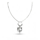 Generic Women's Stainless Steel Imported Gen-z Pendent Chain (Silver Plated)