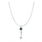Generic Women's Stainless Steel Key Design Delicate Chain (Silver Plated)