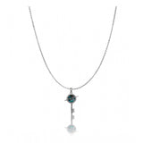 Generic Women's Stainless Steel Key Design Delicate Chain (Silver Plated)