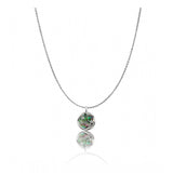 Generic Women's Stainless Steel Galaxy Pendent Delicate Chain (Silver Plated)