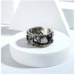 Generic Stainless Steel Imported High-Quality Office Wear Freesize Ring (Silver Plated)