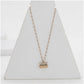 Generic Women's Stainless Steel Mini Suitcase Pendent Delicate Chain (Gold Plated)