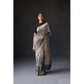 Generic Women's Silk Printed Saree With Unstitched Blouse 5.5Mtr (Grey)